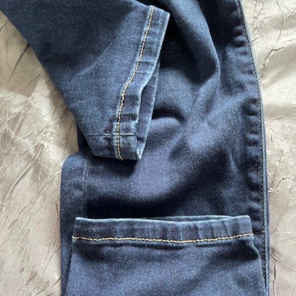 Flying Monkey – navy blue denim- Slim-Fit High Mid Jeans Size 31 - Picture 8 of 8